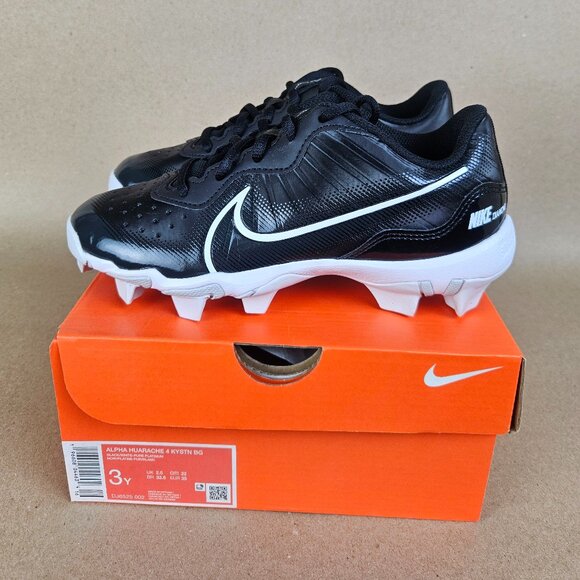 Nike Kids Alpha huarache 4 keystone size 3y baseball cleats - Picture 1 of 7